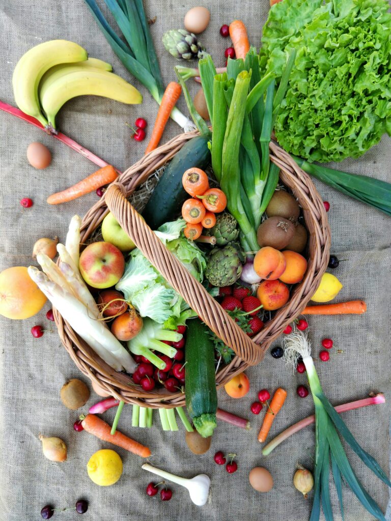 fruits et légumes frais