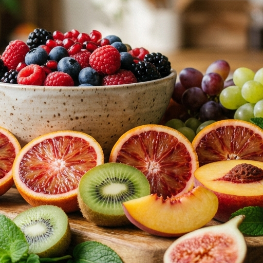 des fruits frais, sélectionnés avec soin